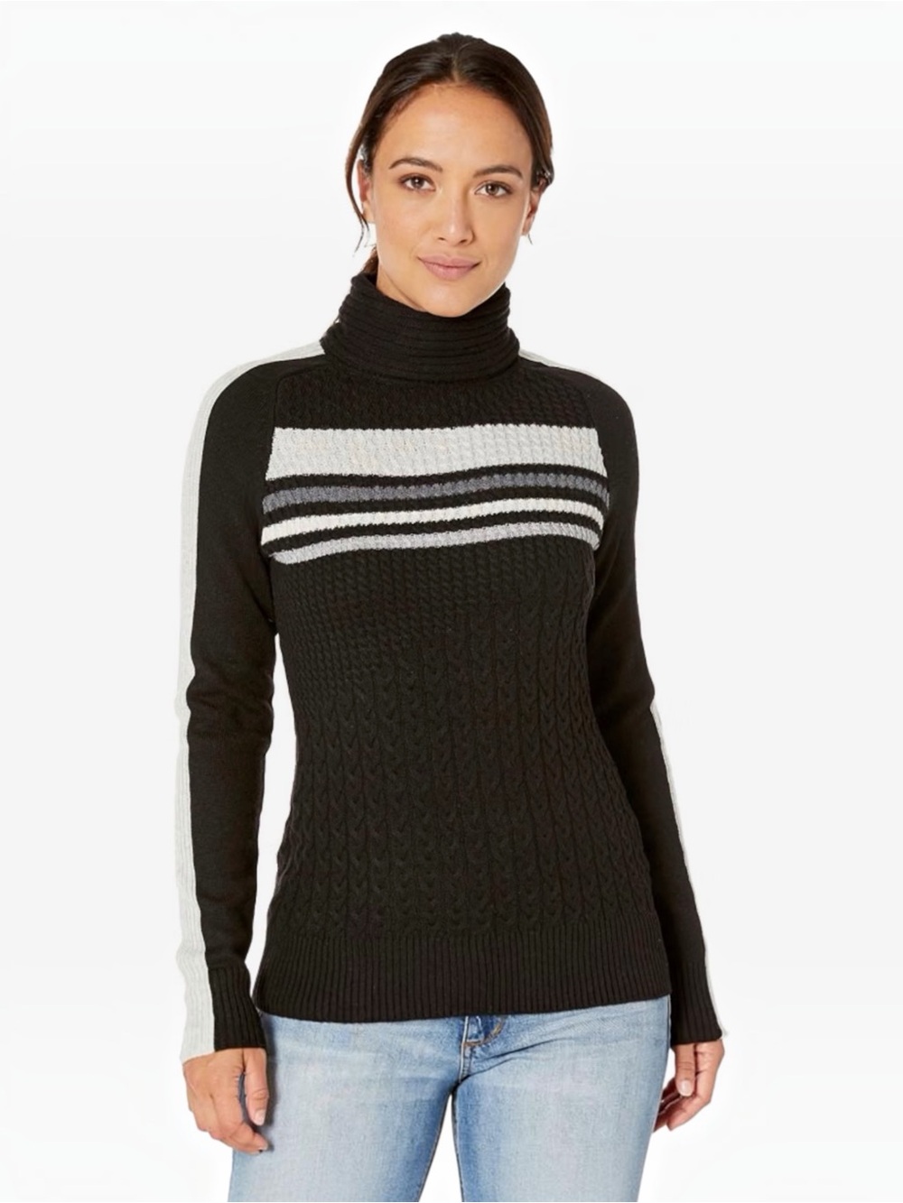 New! SMARTWOOL • Dacono Ski Sweater in Black